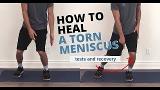 Knee Meniscus Tear Tests and Exercises for Full Recovery [upl. by Rosenberger]