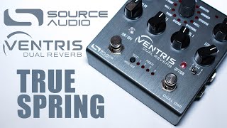 Source Audio  Ventris  True Spring Reverb  Indepth Ambient Demo [upl. by Darnok]