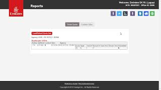 How to Check the Ticket Quota on Emirates NDC Portal [upl. by Ttezil]