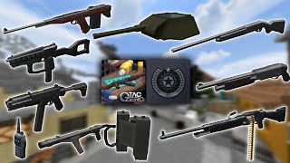 Minecraft TaCZ Rebel Gun Pack Showcase All Weapons [upl. by Annaigroeg109]