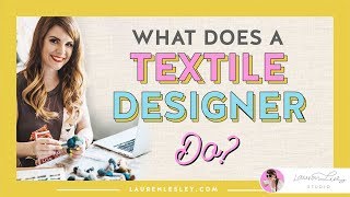 Textile Design Jobs  What Does A Fashion Designer or Textile Designer Do [upl. by Octavus]