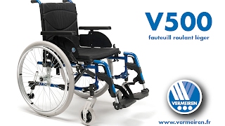 Vermeiren V500 • Fauteuil roulant manuel léger [upl. by Eldin]