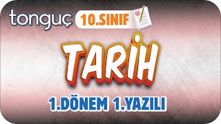 10Sınıf Tarih 1Dönem 1Yazılıya Hazırlık 📑 2024 [upl. by Hayward]