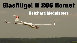 Glasflügel H206 Hornet Reichard Modelsport  scale RC glider  4K  MEGA CUP 2023 [upl. by Aerdnat359]