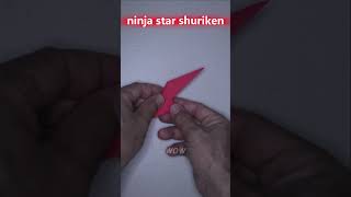 HOW TO MAKE A PAPER NINJA STAR  SHURIKEN NARUTO  EASY ORIGAMI NINJA WEAPON [upl. by Ossie]