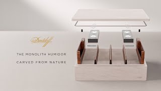 THE DAVIDOFF MONOLITH HUMIDOR  A timeless masterpiece carved from nature [upl. by Ilocin]