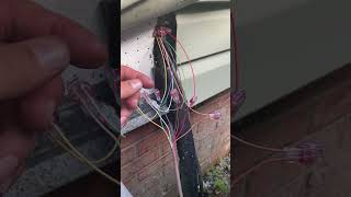 Tip78 How to Splice Thermostat Wire in a Tight Area Against the House [upl. by Erret]