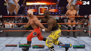 WWE 2K24  The Dudley Boyz vs Test and Scott Steiner  Tag Team Championship [upl. by Llewol]