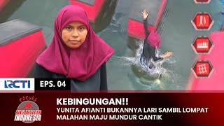 MAJU MUNDUR CANTIK Yunita Afianti Malah Bingung Mau Lompat  SASUKE NINJA WARRIOR  PART 1 [upl. by Christal]