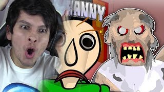 REACCIONANDO A LA MEJOR ANIMACIÓN DE GRANNY VS BALDI   DeGoBooM [upl. by Julieta722]