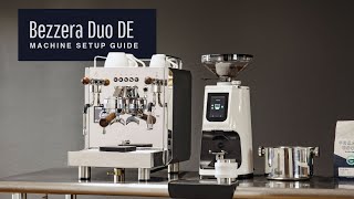 Bezzera Duo DE Espresso Machine Setup Guide [upl. by Initirb84]