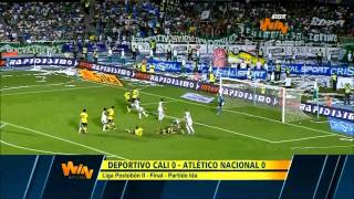 Resumen Cali 00 Nacional Partido de ida de la final de la Liga Postobón 2013II  Win Sports [upl. by Gayel]