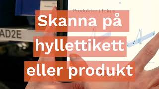 Skanna produkten med mobil eller läsplatta – ingen handskanner behövs [upl. by Vaden]