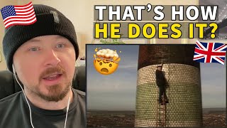 American Reacts to Fred Dibnah Laddering a Chimney [upl. by Stephani]