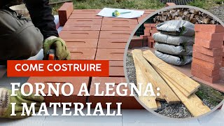 Come costruire un forno a legna 1 il materiale edile how to build wood fired pizza oven ASMR [upl. by Etnaud872]