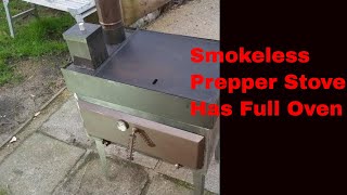 2019 Rocket Stove Prototype Oven Build Details part 3 [upl. by Pollux]