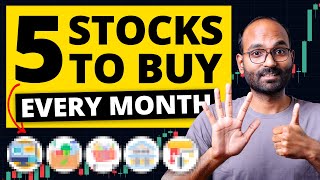 5 Stocks To Buy Now Every Month For Long Term  Best Stocks For SIP  Your Everyday Guide [upl. by Charyl767]