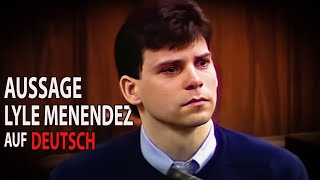 UNFASSBARE Lyle Menendez Aussage auf Deutsch Macht Sprachlos [upl. by Nae959]