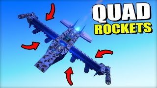 I Upgraded my Plane into a ONE SHOT Rocket Gunship [upl. by Enoj]