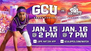 GCU Womens Basketball vs NMSU  Jan 15 2021 [upl. by Nuris]