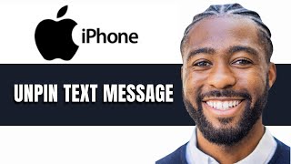 HOW TO UNPIN TEXT MESSAGE ON IPHONE [upl. by Terrilyn]