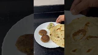 Veg kabab Paratha recipe  kabab paratha recipe shorts [upl. by Ydwor]