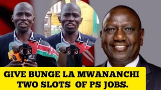 WE DISSOCIATE OURSELVES FROM ILLEGAL GROUPS BUNGE LA MWANANCHI JIVANJEE EMBRACES DIALOGUE [upl. by Ainud505]