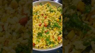 Murmureलइया ka Majedar Nasta bnaye minato mePuffed Rice Pohamurmurapohashortsfoodsnacksviral [upl. by Rush]