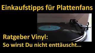 Ratgeber Schallplatten finden Schallplatten kaufen  Tipps und Infos advice Vinyl  Second Hand [upl. by Llehctim67]