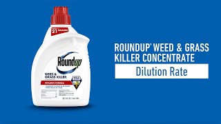 How To Mix Roundup® Weed amp Grass Killer₄ Concentrate [upl. by Dav]