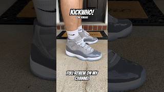 Jordan 11 Cool Grey from Kickwho  Full review on my channel jordan shoes review [upl. by Ahcropal]