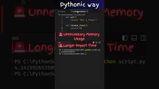 🚨 quotAvoid This Python Import Mistake  from module import  Explainedquot coding viral programming [upl. by Nilpik]