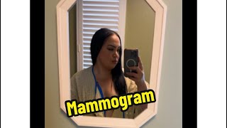 1st Mammogram breastcancerawareness [upl. by Elpmid924]