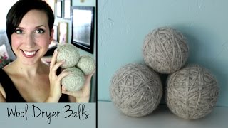 How to Make Wool Dryer Balls [upl. by Nichy882]