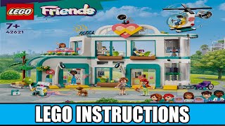 LEGO Instructions  Friends  42621  Heartlake City Hospital [upl. by Marteena]