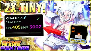 💪 I Crafted “SMALLEST” SHINY DIVINE “Chibi Cat”  2X TINY Passive In Anime Fighters 💪 [upl. by Llerreg475]