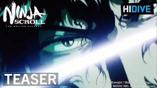 Ninja Scroll  Teaser  In Theaters September  HIDIVE [upl. by Ardnasirk]