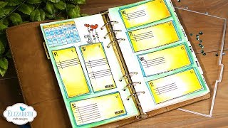 DIY Agenda Planner Pages  Technique Friday with Els [upl. by Nylecoj493]