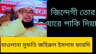 Jindegi Tor Jaire Paki Diya Tafsir  Maulana Mufti Jahirul Islam Faridi  Bangla Waz  Oaj [upl. by Lisetta668]