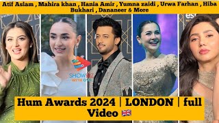 Hum Awards 2024  London  Full Video 🇬🇧 [upl. by Sexton]