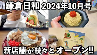 【鎌倉日和ニュース】小町通りに新しいお店が乱立、とびっこ東京、焼きそば、お菓子など『2024年10月号』 [upl. by Feldman]