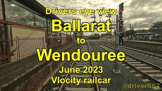 Drivers eye view Ballarat to Wendouree June 2023 [upl. by Hyozo]