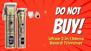 Ufree 3 in 1 Mens Beard Trimmer 😱  8 Reasons NOT to Buy [upl. by Orly]