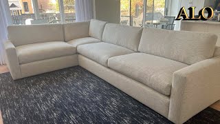 HOW TO UPHOLSTER A SECTIONAL SOFA  ALO Upholstery [upl. by Ynar]