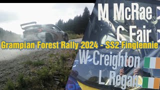 Grampian Forest Rally 2024 SS2 Finglennie [upl. by Emanuel55]