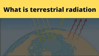 what is terrestrial radiationterrestrial radiationterrestrial radiation in Hindi [upl. by Amsa]