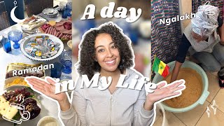 VLOG  UNE JOURNÉE AVEC MOI À DAKAR 🇸🇳 Ndogou ramadan 🍲 marché Sandaga 🛍 Naglakh [upl. by Yrroc]