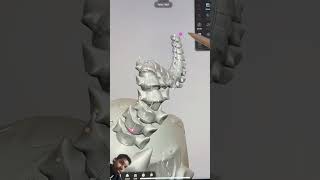 Creality Raptor 3D scanning mixed with 3d sculpting in Nomad On IPad 3d printing right now [upl. by Tilly]