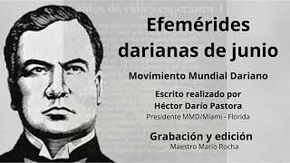 rubendario Efemérides darianas de junioHéctor Darío PastoraMaestro Mario RochaMMDSede en Miami [upl. by Camfort]