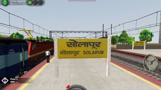 vande Bharat train Solapur to usalapur ke bich chalne wali pessenger train 🚃🚃 [upl. by Niliram]